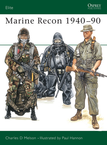 Marine Recon 1940–90 (Elite #55) book cover by Charles D. Melson