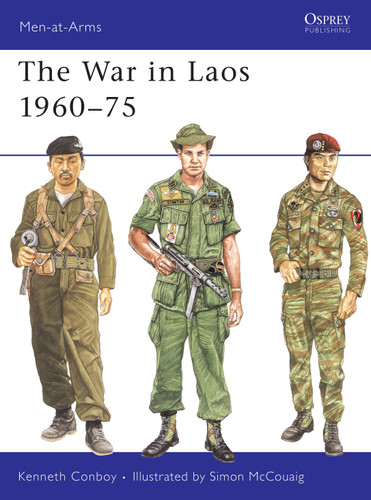 The War in Laos 1960–75 (Men-at-Arms #217) book cover by Kenneth Conboy