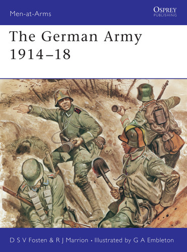 The German Army 1914–18 (Men-at-Arms #80) book cover by Donald Fosten, Robert Marrion