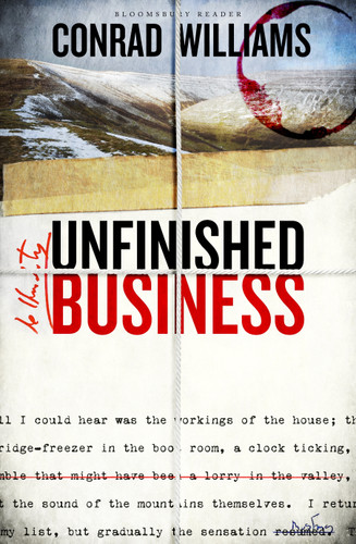 Unfinished Business book cover by Conrad Williams