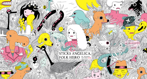 Sticks Angelica, Folk Hero book cover by Michael DeForge