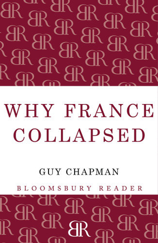 Why France Collapsed book cover by Guy Chapman