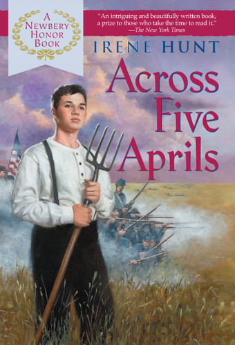 Across Five Aprils book cover by Irene Hunt