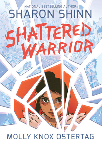 Shattered Warrior book cover by Sharon Shinn