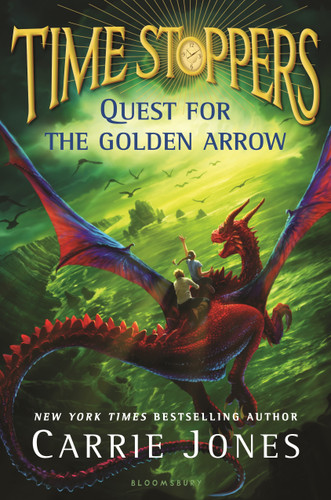 Quest for the Golden Arrow (Time Stoppers) book cover by Carrie Jones