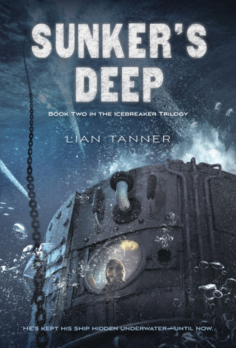 Sunker's Deep book cover by Lian Tanner