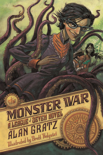 The Monster War: A League of Seven Novel book cover by Alan Gratz