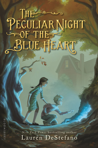 The Peculiar Night of the Blue Heart book cover by Lauren DeStefano