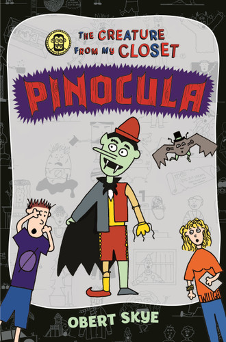 Pinocula book cover by Obert Skye