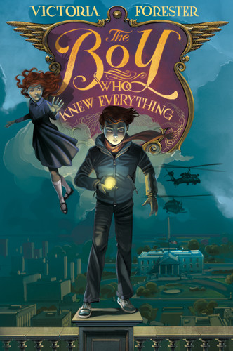 The Boy Who Knew Everything (Piper McCloud #2) book cover by Victoria Forester