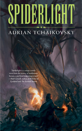 Spiderlight book cover by Adrian Tchaikovsky