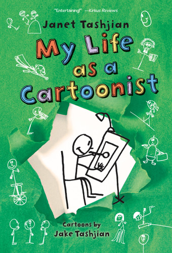 My Life as a Cartoonist book cover by Janet Tashjian