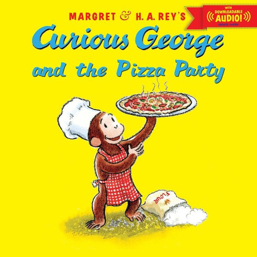 Curious George and the Pizza Party (Curious George) book cover by H. A. Rey, Margret Rey