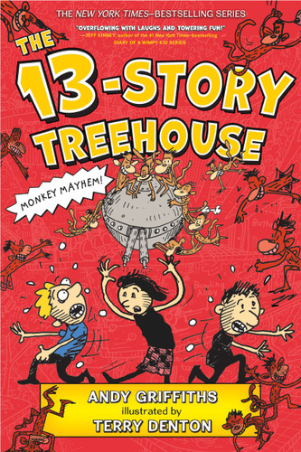 The 13-Story Treehouse: Monkey Mayhem! book cover by Andy Griffiths