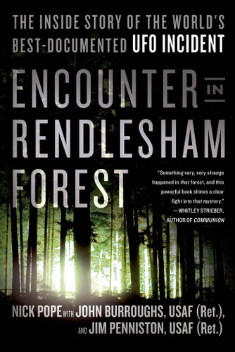 Encounter in Rendlesham Forest: The Inside Story of the World's Best-Documented UFO Incident book cover by Nick Pope, John Burroughs, Jim Penniston