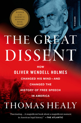The Great Dissent: How Oliver Wendell Holmes Changed His Mind--and Changed the History of Free Speech in America book cover by Thomas Healy