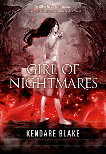 Girl of Nightmares (Anna Dressed in Blood Series #2) book cover by Kendare Blake