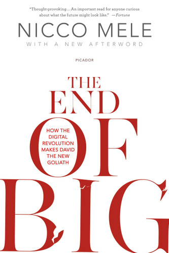 The End of Big: How the Digital Revolution Makes David the New Goliath book cover by Nicco Mele