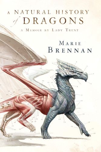 A Natural History of Dragons: A Memoir by Lady Trent book cover by Marie Brennan