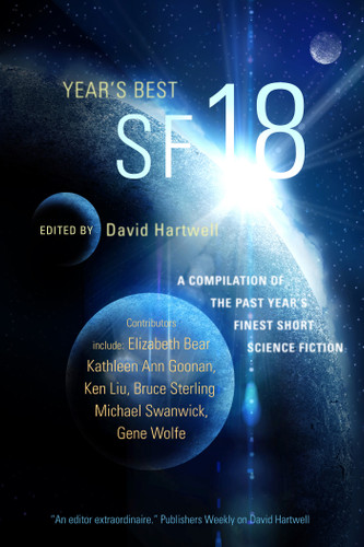 Year's Best SF 18 (Year's Best SF Series #18) book cover by David G. Hartwell