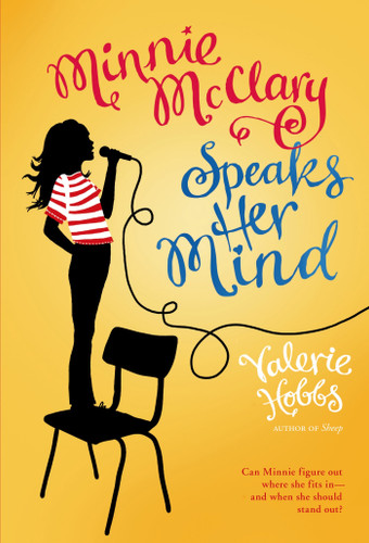 Minnie McClary Speaks Her Mind book cover by Valerie Hobbs