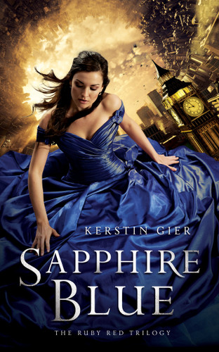 Sapphire Blue book cover by Kerstin Gier