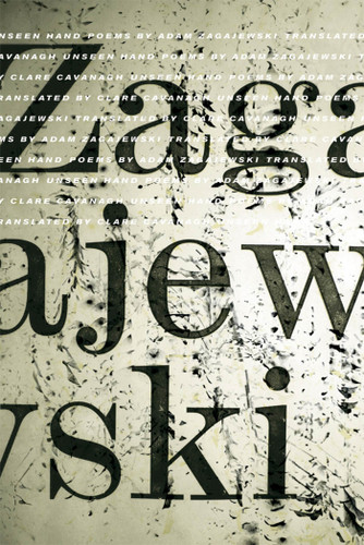 Unseen Hand: Poems book cover by Adam Zagajewski