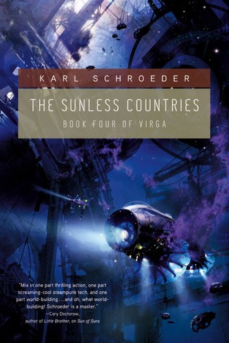 The Sunless Countries: Book Four of Virga (Virga #4) book cover by Karl Schroeder