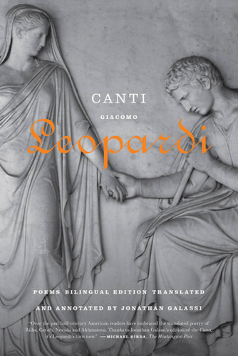 Canti: Poems / A Bilingual Edition book cover by Giacomo Leopardi