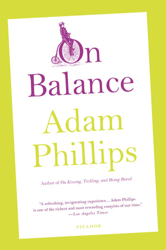 On Balance book cover by Adam Phillips