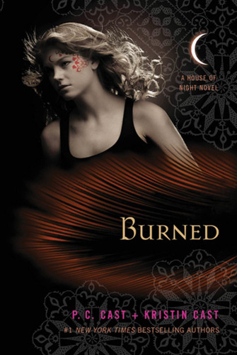 Burned: A House of Night Novel (House of Night Novels #7) book cover by P. C. Cast, Kristin Cast