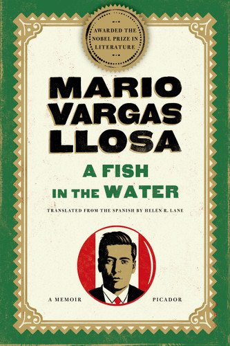 A Fish in the Water: A Memoir book cover by Mario Vargas Llosa