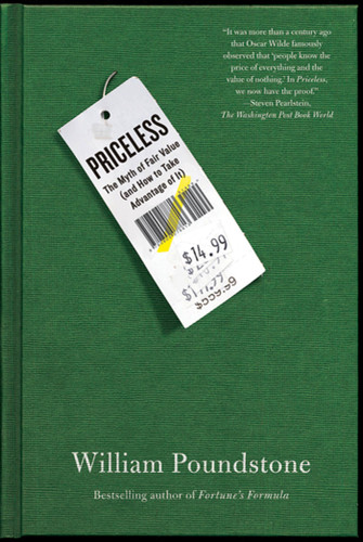 Priceless: The Myth of Fair Value (and How to Take Advantage of It) book cover by William Poundstone