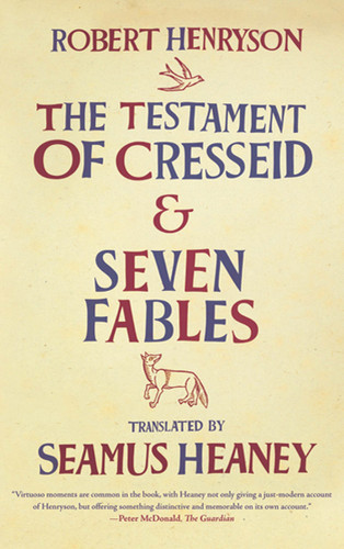 The Testament of Cresseid and Seven Fables book cover by Robert Henryson