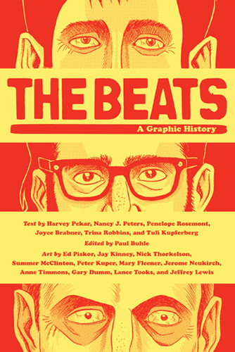 The Beats: A Graphic History book cover by Harvey Pekar