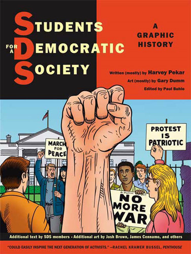 Students for a Democratic Society: A Graphic History book cover by Harvey Pekar