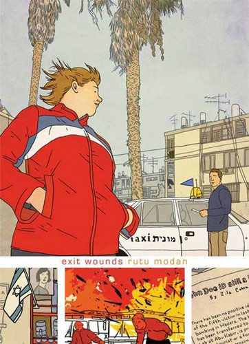 Exit Wounds book cover by Rutu Modan