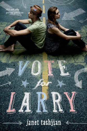 Vote for Larry book cover by Janet Tashjian