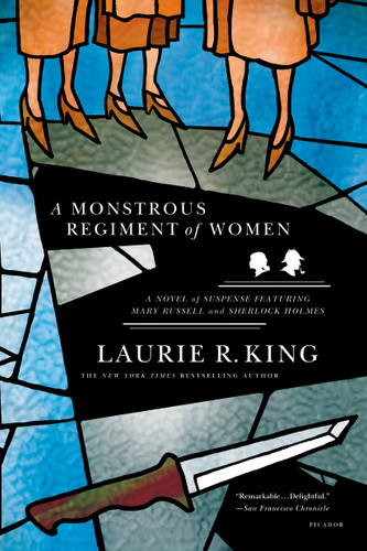 A Monstrous Regiment of Women: A Novel of Suspense Featuring Mary Russell and Sherlock Holmes book cover by Laurie R. King