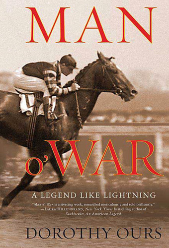 Man o' War: A Legend Like Lightning book cover by Dorothy Ours