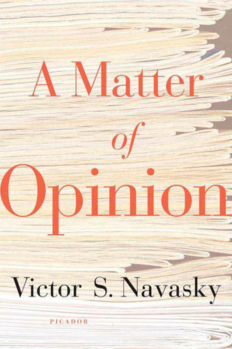 A Matter of Opinion book cover by Victor S. Navasky