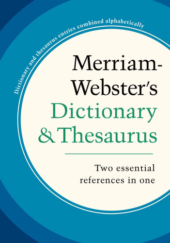 Merriam-Webster's Dictionary and Thesaurus [9780877792932]
