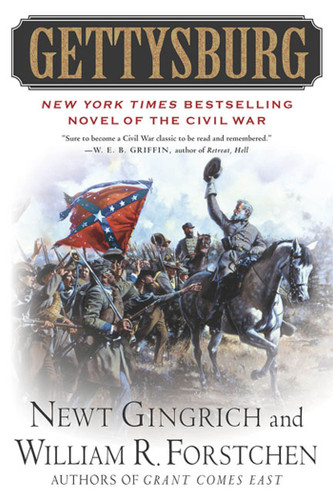 Gettysburg: A Novel of the Civil War book cover by Newt Gingrich, William R. Forstchen