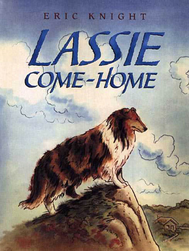 Lassie Come-Home book cover by Eric Knight