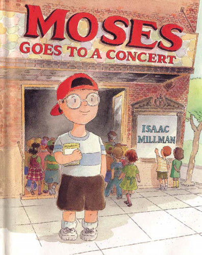 Moses Goes to a Concert (Moses Goes to) book cover by Isaac Millman