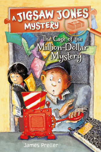 Jigsaw Jones: The Case of the Million-Dollar Mystery (Jigsaw Jones Mysteries) book cover by James Preller