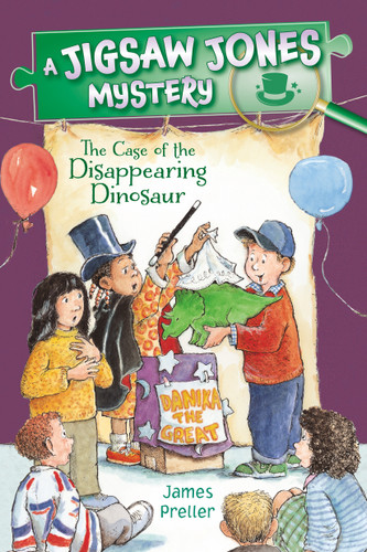 Jigsaw Jones: The Case of the Disappearing Dinosaur (Jigsaw Jones Mysteries) book cover by James Preller