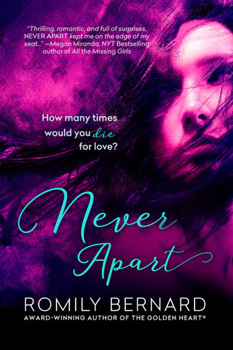 Never Apart book cover by Romily Bernard