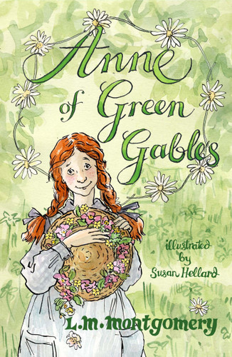 Anne of Green Gables: Illustrated by Susan Hellard (Alma Junior Classics) book cover by L.M. Montgomery