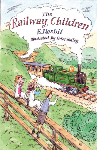 The Railway Children: Illustrated by Peter Bailey (Alma Junior Classics) book cover by Edith Nesbit